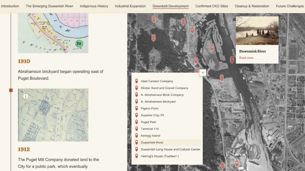 Trails Through Time: An Interactive Story Map of Contamination and Restoration in the West Duwamish Greenbelt